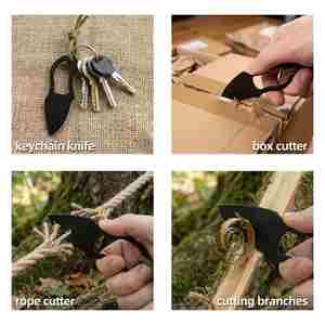 Couteau de camping d'urgence Baiyuheng en gros, couteau tactique EDC d'extérieur - Product Image 4