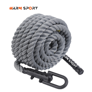 Vente flash : Cordes de combat lestées en nylon haute résistance personnalisées de 38 mm pour entraînement intensif en salle de sport, fitness et musculation - Product Image 2