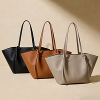 Sac fourre-tout en cuir PU grainé pour femme, grande capacité, sac à main à bandoulière, double poignée, pour le bureau, le travail, les courses, l'usage quotidien