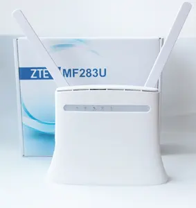 Desbloqueado ZTE MF283U con antena 4G Original cpe router de banda ancha y desbloqueado tarjeta SIM hotspot wifi router zte mf283U