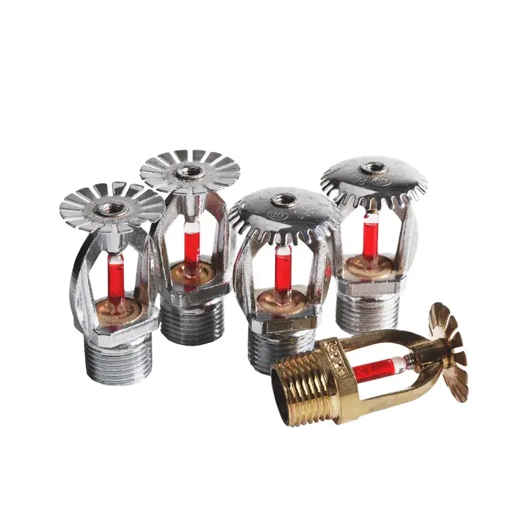 Systèmes de gicleurs de lutte contre l'incendie Usine Approvisionnement fiable Upright 68 Red Fire Sprinkler Head Glass Bulb Fire Sprinkler