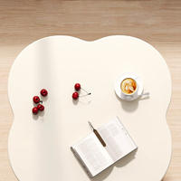 Table d'appoint en bois de haute qualité pour petit espace, design créatif pour baie vitrée, table en bois moderne pour salon et chambre à coucher