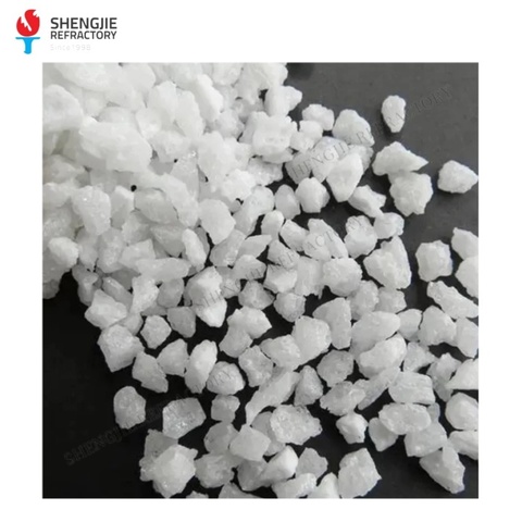 High Quality Pure Alumina Grain Cost-Effective White Corundum Powder Particle Block Pattern Cutting Material for Refractory