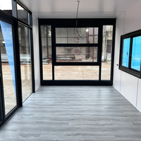 Maison mobile, maison préfabriquée, conteneur, maison portable de luxe en acier léger, écologique, anti-corrosion, maison modulaire préfabriquée