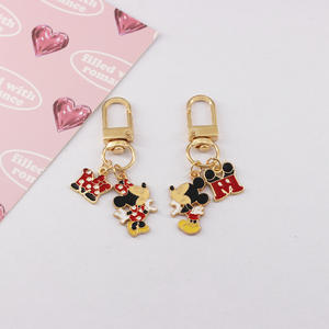 Llavero de Metal con Diseño de <span class=keywords><strong>Mickey</strong></span> y Minnie Mouse, con Estuche para <span class=keywords><strong>AirPods</strong></span>, Anillo para Llaves, Diseño de Dibujos Animados - Product Image 2