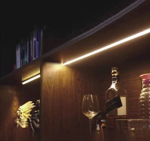 Profilo in alluminio illuminato a led a luce flessibile semicircolare di alta qualità per illuminazione a strisce - Product Image 5