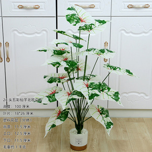 Plantes artificielles en plastique de style nordique, plantes en <span class=keywords><strong>pot</strong></span> pour table, fleurs décoratives d'intérieur, bonsaïs sur pied, vente en gros - Product Image 4