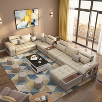 Sofá de tela de látex ecológico de diseño contemporáneo, juego de sala de estar que ahorra espacio para centro comercial, Hotel, Villa, dormitorios de Hospital