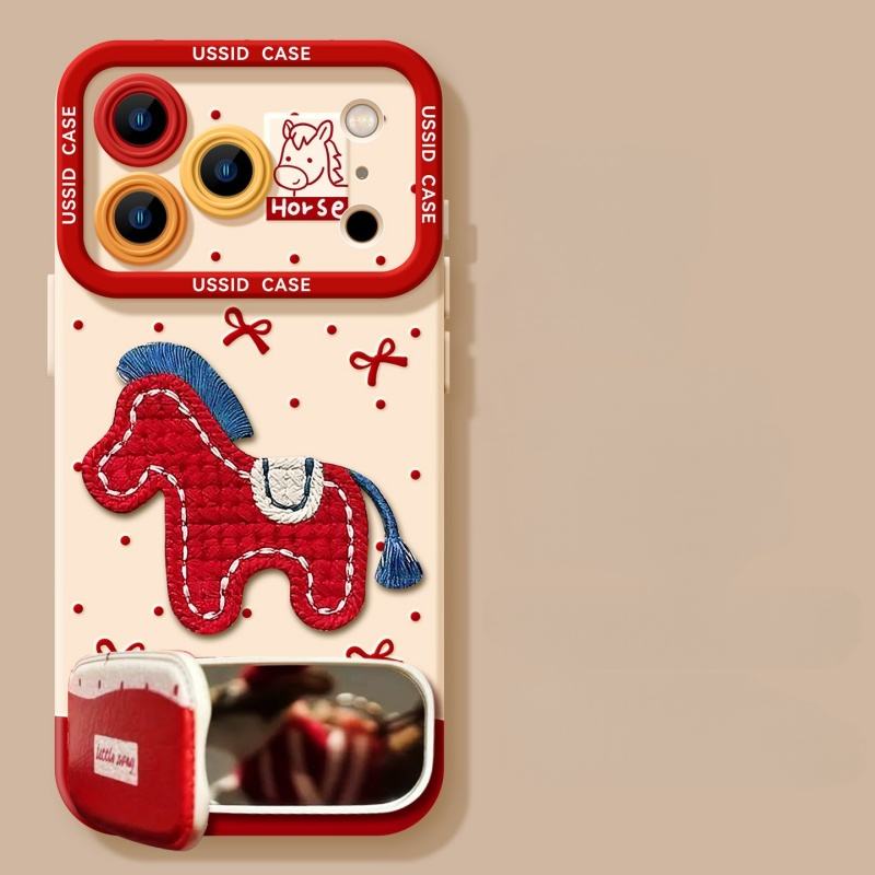 Blanc avec support miroir