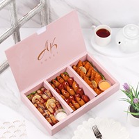 Boîtes à bonbons en chocolat vides personnalisées, boîtes cadeaux en carton blanc de luxe du Moyen-Orient, boîte à baklava assortie en papier pour dattes