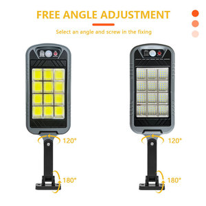 ไฟติดผนังพลังงานแสงอาทิตย์ 30W LED ชาร์จไฟได้ พร้อมระบบตรวจจับความเคลื่อนไหว รีโมทคอนโทรล กันน้ำ สำหรับใช้งานภายนอกอาคาร - Product Image 4