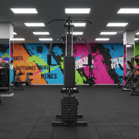 Ensemble de salle de sport à domicile multifonctionnel avec machine d'entraînement à poids pour salle de sport à domicile