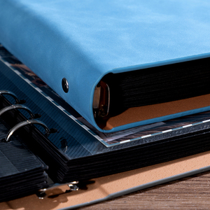 Carnet à feuilles mobiles <span class=keywords><strong>avec</strong></span> couverture élégante, toucher agréable, grande praticité, adapté pour carnet de <span class=keywords><strong>photos</strong></span> manuel, classeur, carnet de notes - Product Image 5