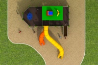 Estructura de Juegos de Alta Gama con Tobogán Alto Tipo Torre para Niños Mayores y Adolescentes