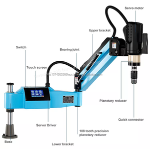 Machine à tarauder horizontale conçue pour une coupe de filetage efficace sur les surfaces horizontales des pièces - Product Image 1