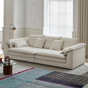 Zayshine Sâu Ngai Vàng Lông Rắn Khung Gỗ Hiện Đại Màu Xám Đen Mờ Vải Cắt Sofa Bộ Ba Chỗ Ngồi Cho Phòng Khách - Product Image 2