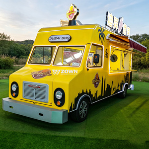 Carrito de Comida Móvil Eléctrico Personalizado, Camión de Comida Rápida de Acero Inoxidable, Cocina Totalmente Equipada para Negocios de Hamburguesas, Hot Dogs y Snacks - Product Image 1