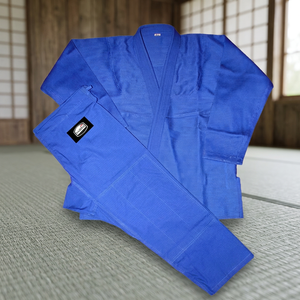 Kimono de Jiu Jitsu Brasileño, Taekwondo y Judo de Color Azul, Alta Calidad, 100% Algodón, Equipo de Entrenamiento Cómodo, Transpirable, 400g, para Karate - Product Image 5