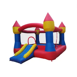 Factory kids outdoor bouncy castle inflatable bouncer family party funny game jumpers inflatable bouncer castle with slide