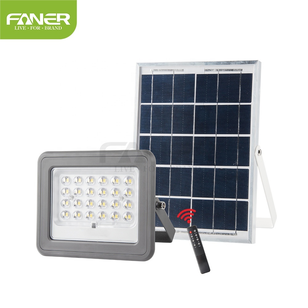 Faner Лучший Мощный smd 40 Вт 45 Вт 60 Вт 100 Вт ip66 Безопасность мощный Солнечный светодиодный прожектор gua китайский завод с дистанционным предупреждением