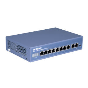 Acorid PoE Switch 8พอร์ต2อัปลิงค์10/100/1000Mbps 96W รองรับ VLAN ขยาย250M QoS Watchdog - Product Image 1