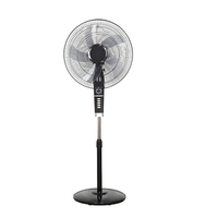 Ventilateur sur pied personnalisable de 18 pouces avec 5 pales en PP, 4 vitesses, pour la maison