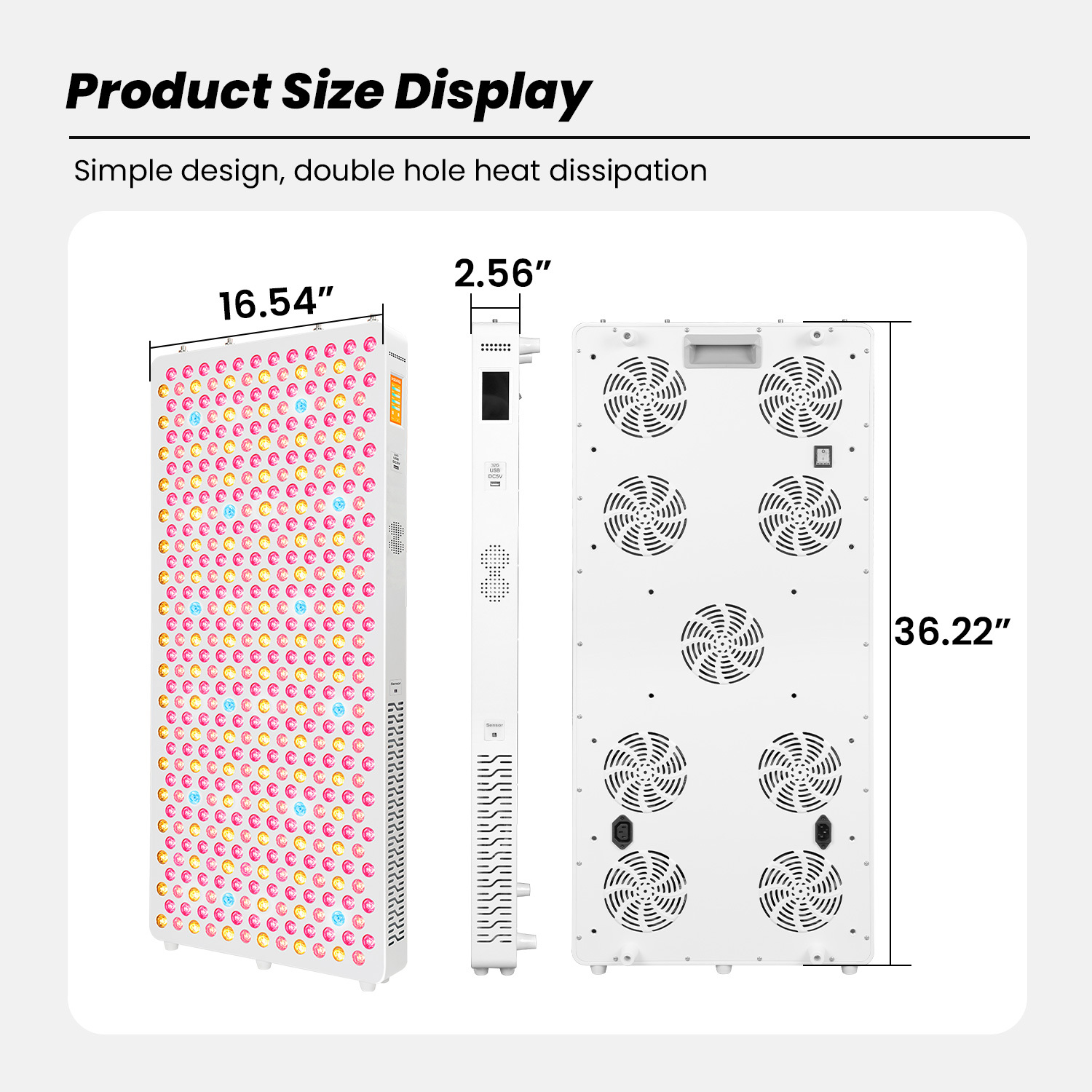 8/9/10 waves optional/432pcs led/5W/RLPRO600-X2