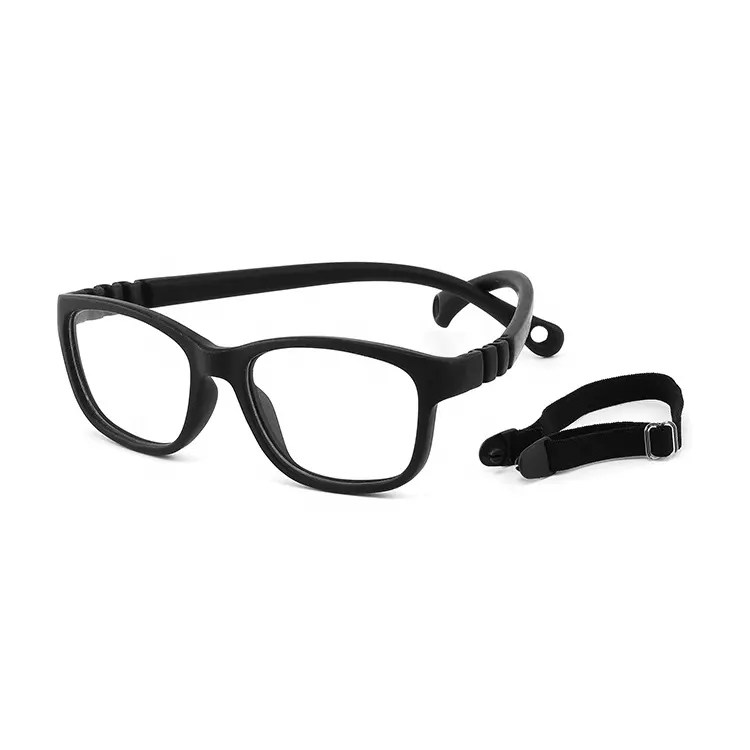 Zachte Milieu Optische Kinderen Vierkante Bril Frame Siliconen Kinderen Brillen Brillen Jongens Montuur Meisje Brillen Tpee