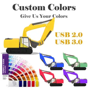 Custom 3D Shape Cartoon Shape Pen Drive Design Printing Cartoon Memorias Usb Stick Wholesale Pvc Silicone Memory Usb Flash Drive