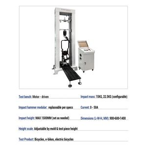 Pabrik langsung bingkai sepeda garpu depan <span class=keywords><strong>Drop</strong></span> palu mesin pengujian OEM dampak Tester ISO bingkai daya tahan peralatan pengujian - Product Image 4