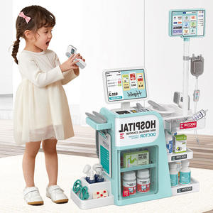 Nouveauté : Kit de jeu de rôle Docteur en plastique, <span class=keywords><strong>mini</strong></span>-médical stimulé, avec lumière et son interactifs, jouets éducatifs 3+ - Product Image 4
