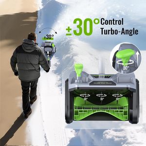 Souffleuse à neige sans fil 21V, moteur sans balais 1000W, souffleuse à neige industrielle - Product Image 4