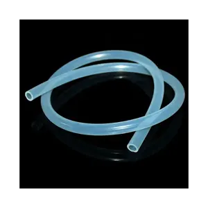 Custom food medical grade high flow non toxic silicone tube flexible transparent silicone tubing 40mm