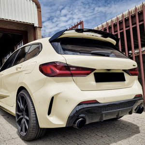 Bmw 1 Series F40 M Sport Rear Spoiler Piano Black Carbon Fiber Texture Wing Shaped Trunk Lid Spoiler Car Exterior Modification - Product Image 1