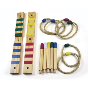 Ngoài Trời Bằng Gỗ Vòng Toss Đảng Trò Chơi Coustmized Dây <span class=keywords><strong>Quoits</strong></span> Trò Chơi Bên Ngoài Và Trong Nhà Bằng Gỗ Vòng Toss - Product Image 2