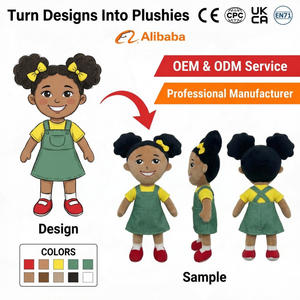 Peluche personnalisée en tissu de coton, personnage de dessin animé/anime OEM/ODM pour jouets surprise, peluche personnalisée pour animaux de compagnie de 10 cm, anniversaire - Product Image 2