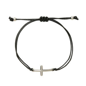 Nueva personalidad creativa hecha a mano <span class=keywords><strong>hilo</strong></span> de cera trenzado ajustable 2 unids/set pulsera de acero inoxidable pulseras de eslabones de cadena de moda - Product Image 6