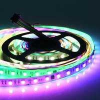 Bande LED Flexible DMX512 RGB SMD5050 pour Décoration KTV, Bande LED Pixel Programmable, Bande LED Colorée RGB RGBW 24V Utile