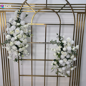 Camino de Mesa de Rosas Blancas Personalizado para Boda, Flores Artificiales Suaves Hechas a Mano para el Día de San Valentín, Fiesta de Cumpleaños - Product Image 2