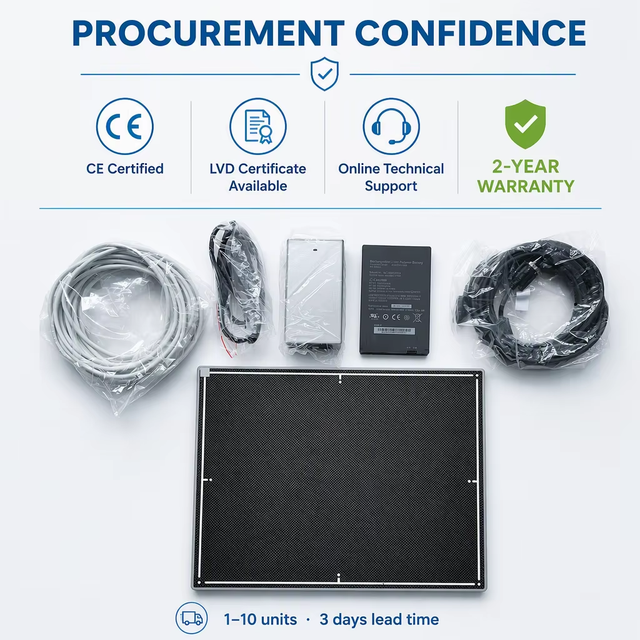 Digital Flat Panel Detector X Ray, Medical Portable Wireless Flat Panel Detector