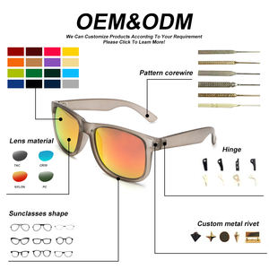 Nouvelles lunettes de soleil de qualité à la mode Lunettes à monture carrée à la mode et lunettes de soleil à grande monture transfrontalières personnalisées - Product Image 5