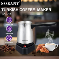 Bouilloire électrique SK-214 800W, logo personnalisable, emballage en boîte couleur pour café, thé, lait