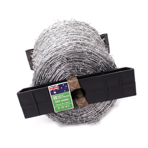 Solution de sécurité économique et durable : Fil de clôture barbelé en acier galvanisé à haute résistance, torsion inversée, barbelés robustes - Product Image 1