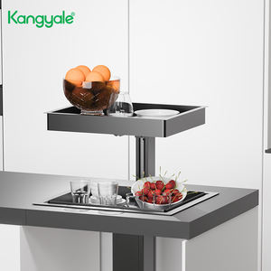 Herrajes para muebles de cocina, organizador de armario, Base de Vida eléctrica, cesta de armario para condimentos, almacenamiento de especias - Product Image 2