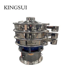 Food Grade Stainless Steel <b>Rotary</b> Vibrating Screen Flour Screening Sifter Wheat Powder Vibratory Sifter <b>Machine</b> - Product Image 2