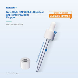 Flacon Compte-Gouttes Ambré en Verre de 5ml 10ml 15ml 20ml 30ml 50ml 100ml pour Huile Essentielle Cosmétique et Sérum - Product Image 4