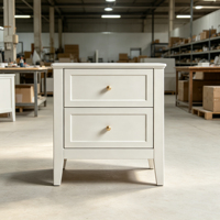 Table de chevet moderne pour petite chambre, éco-responsable, multi-usages, avec tiroirs de rangement, disponible en 3 couleurs