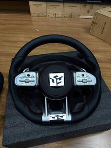 Volant sport en fibre de carbone à LED, compatible avec les anciens modèles <span class=keywords><strong>Mercedes</strong></span>-Benz W205 W206 E320 E260 E400 <span class=keywords><strong>E200</strong></span> E300 E350 E43 E63 E53 E500, pour mise à niveau. - Product Image 2