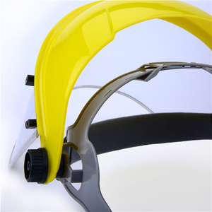 CE Standard maschera di sicurezza PC trasparente <span class=keywords><strong>in</strong></span> plastica visiera con 8 "* 15.5" * 1mm schermo di protezione e bordo <span class=keywords><strong>in</strong></span> alluminio - Product Image 4