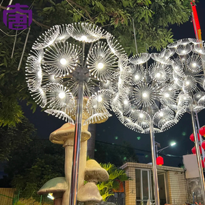 Luz LED para interiores/exteriores de 40 cm, IP65, para calles y centros comerciales, con cambio de color, diseño de diente de león, para decoración navideña. - Product Image 3